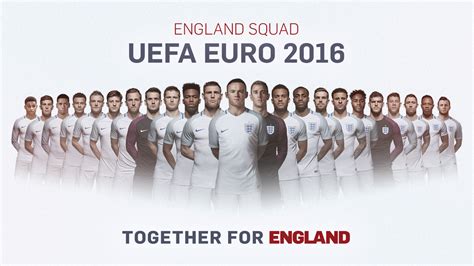 England Manager Roy Hodgson Confirms Final Squad For Uefa Euro 2016