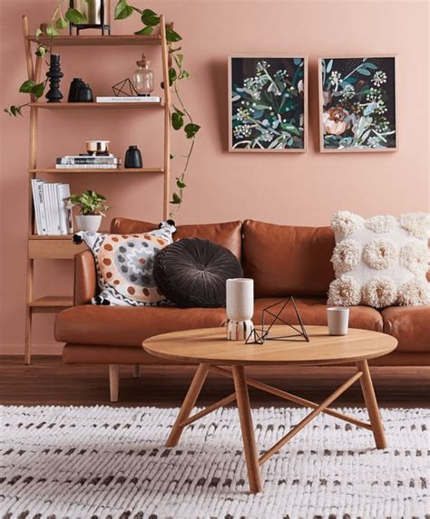 Peach The New Blush Brown Living Room Living Room Paint Living Room