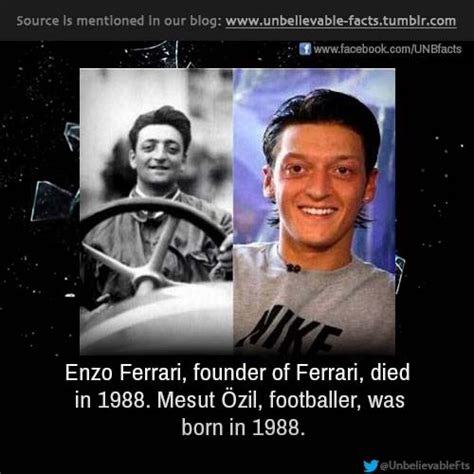Between mesut ozil and enzo ferrari legit.ng. Unbelievable facts