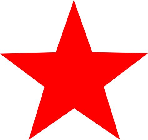 Red Star Png Transparent Image Download Size 2400x2285px