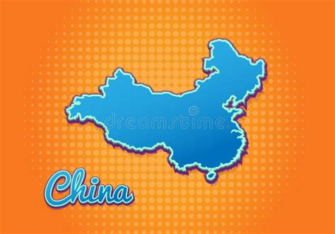 Cartoon China Map Stock Illustrations 1048 Cartoon China Map Stock