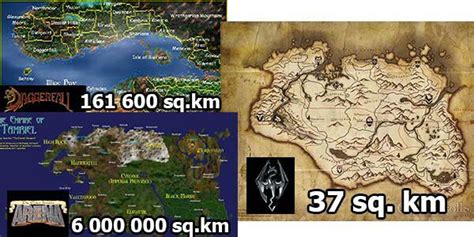 Daggerfall Vs Skyrim Map Size Sky