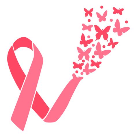 Butterfly Burst Breast Cancer Ribbon Png And Svg Design For T Shirts