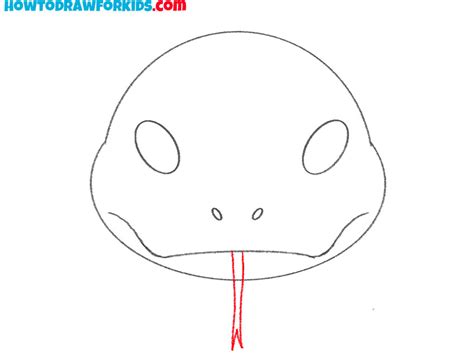 How To Draw A Snake Head Easy Drawing Tutorial For Kids