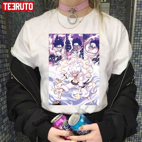 luffy gear  anime  piece unisex  shirt teeruto