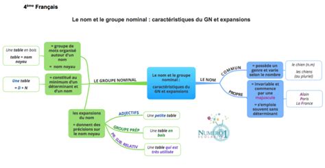 Le nom et le groupe nominal : caractéristiques du GN et expansions