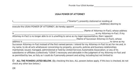 Usaa Power Of Attorney ≡ Fill Out Printable Pdf Forms Online