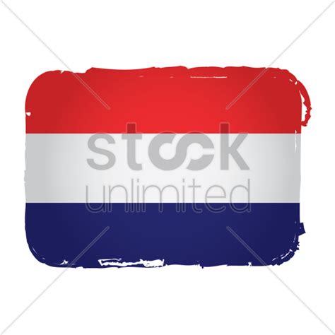 netherlands flag vector image 1379053 stockunlimited