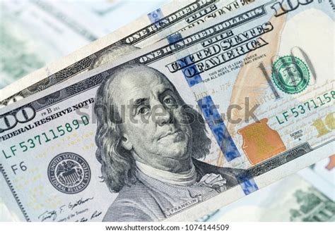 Close New Hundred Dollar Bill Stock Photo Edit Now 1074144509