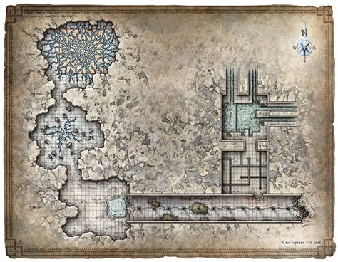 Mike Schley Map Downloads Dungeon 195 That Which Never Sleeps
