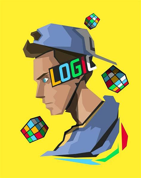 Bosslogic | Logic art, Rapper art, Logic rapper wallpaper