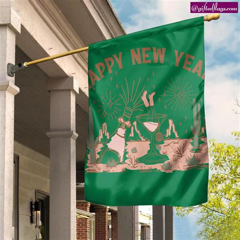 Happy New Year 2024 Confetti New Years Eve Garden Flag House Flag