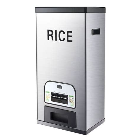 buy rice dispenser stainless steel rice storage container rice bucket with push pull lid and