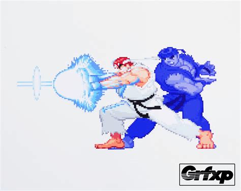 Ryu Shadow Hadoken Street Fighter Series Printed Sticker | Street fighter, Street fighter ...