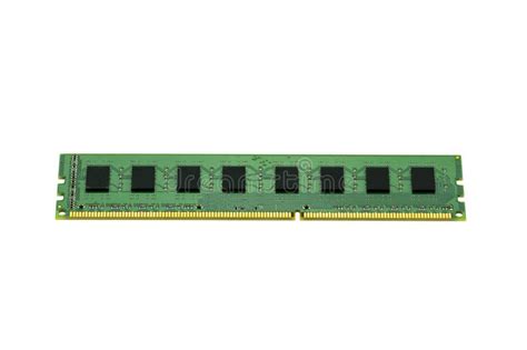 Image Of A Ram Memory On A White Background Equipment And Computer