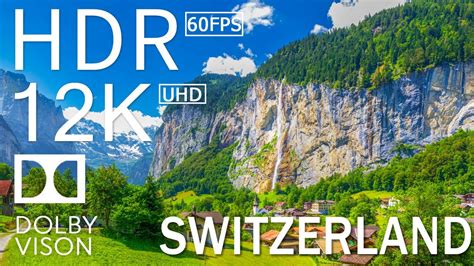 12k hdr 60fps dolby vision switzerland the heart of europe youtube