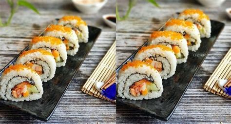 Resep Sushi Roll Yang Enak Dan Simpel Pakai Salmon Makin Menggugah