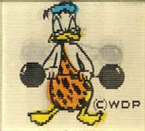 Walt Disneys Donald Duck Caveman 1960s Vari Vue Animation Lenticular