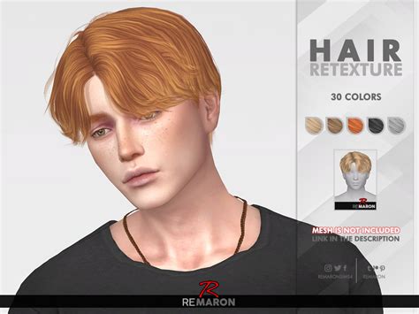 The Sims Resource Dandelion Hair Retextured By Remaron Sims 4 Hairs
