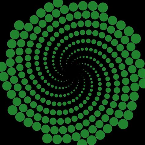 Green Spiral By Abstractify Me Redbubble