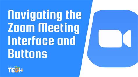 Navigating The Zoom Meeting Interface And Buttons Youtube