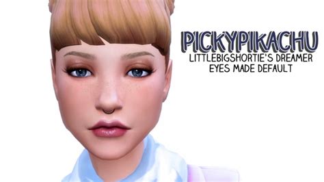 Littlebigshorties Eyes Edit At Pickypikachu Sims 4 Updates