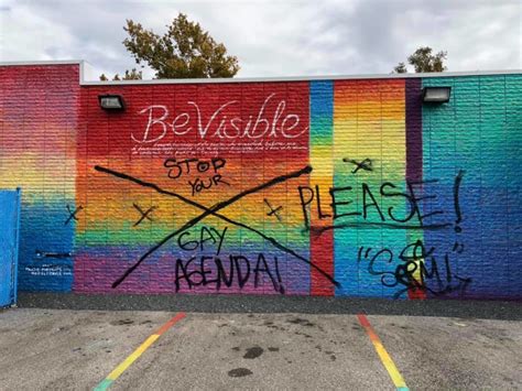 Pride Wall Comes Down In Wake Of Anti Lgbtq Vandalism Outsmart Magazine