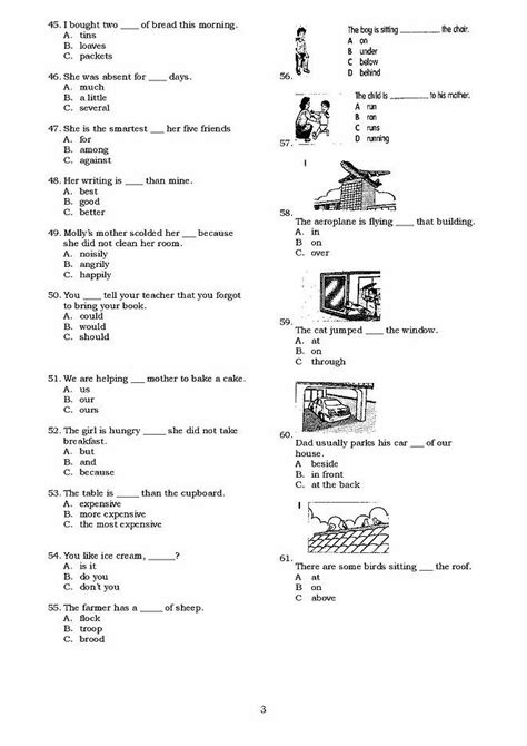 Maths p1 & p2 answer. kssr-english | Pre-UPSR Grammar Drill | Language ...