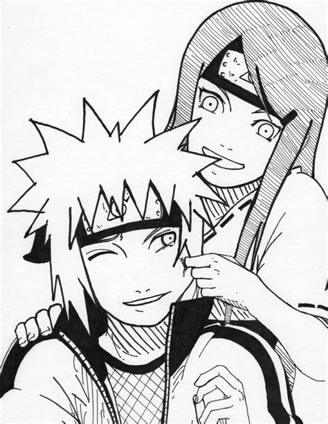 Minato Y Kushina By Nekoghoul001 Naruto Minato Anime Naruto Naruto