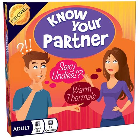 Know Your Partner Board Game Uk