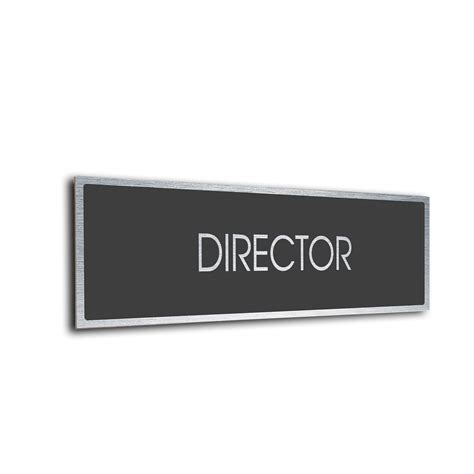 Director Door Sign Clearly Label Every Room In Your Facility With Our