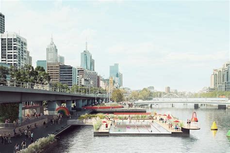 Concept Floating Swimming Pool In Melbournes Yarra River Could Become Reality Backers Say