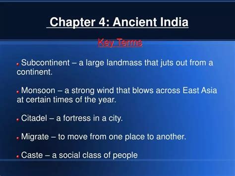 Ppt Chapter 4 Ancient India Powerpoint Presentation Free Download