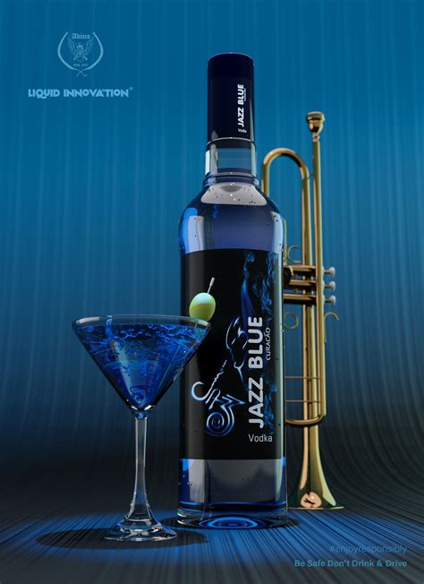 The One And Only Jazz Blue Vodka Adinco Distilleries