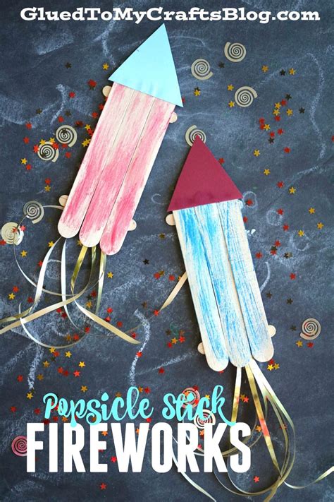 Fourth Of July Crafts With Popsicle Sticks Independencedays