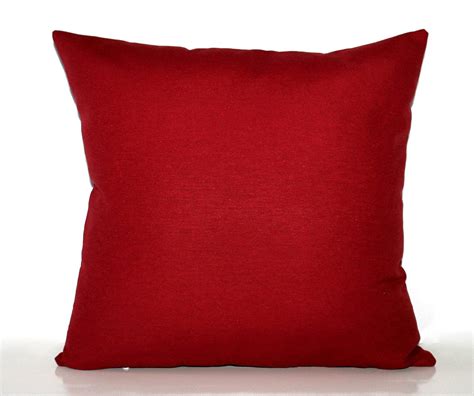 Dark Red Pillow Cover Plain Maroon Pillow Scatter Cushion Etsy