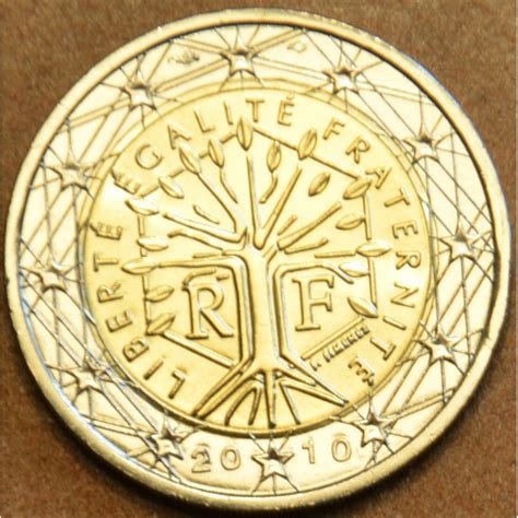 Euromince Mince 2 Euro Francúzsko 2010 Unc