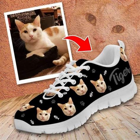 Catsforlife Personalize Cat Sneakers For Men Running Sport Shoes