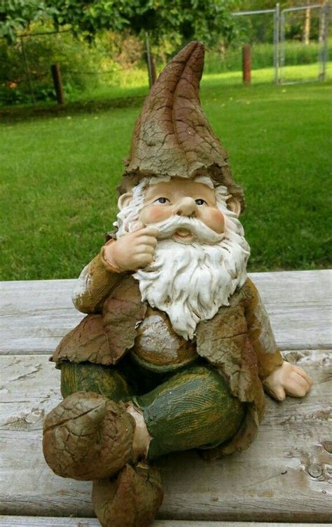 Pin By Sharon Bray On Garden Gnomes♧♧ Yard Gnomes Gnome Garden