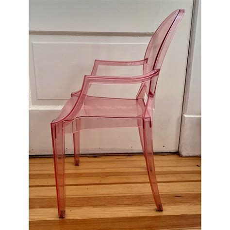 So how awesome that starck has mad love for the bebe's. Kartell Pink Lucite Lou Lou Ghost Children's Chair | Chairish