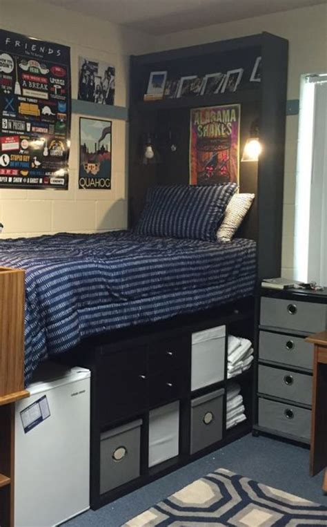 college-dorm-room-with-under-bed-storage | HomeMydesign