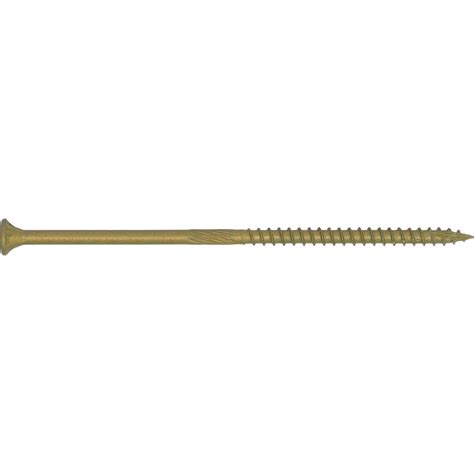 10 X 6 Bronze Star Exterior Coated Wood Screw Torxstar Drive Head