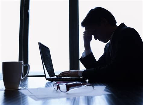 Businessman Feeling Stressed At Work Intuitive Strategies