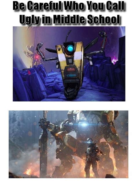 Claptrap's been hitting the gym | Funny gaming memes, Halo funny, Anime