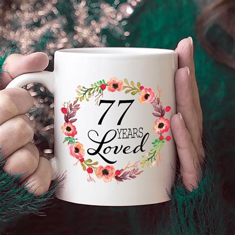 77th Birthday Ts For Women T For 77 Year Old Female Etsy