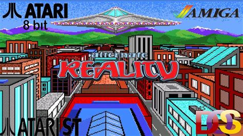 Alternate Reality The City Amiga Atari 8bit Dos Atari St Youtube