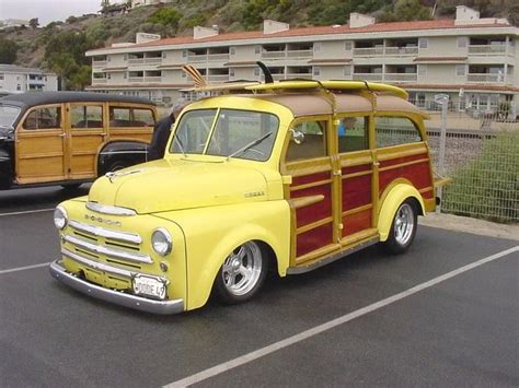 I Love This Dodge Pickup Converted Into A Woodie Wagon Very Cool Surf