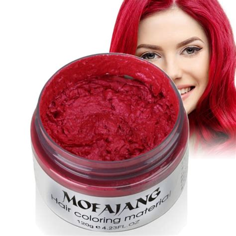 7 Colors Unisex Diy Hair Color Wax Mud Dye Cream Temporary Modeling