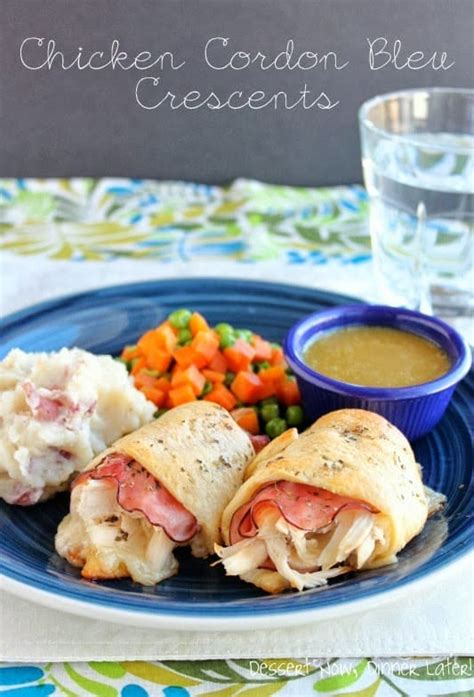 We did not find results for: Chicken Cordon Bleu Crescents - Dessert Now, Dinner Later!