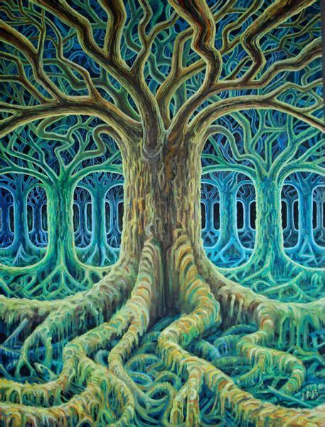 Pin By Fuzz On Psychedelic Art Visionary Art Tree Art Psychedelic Art